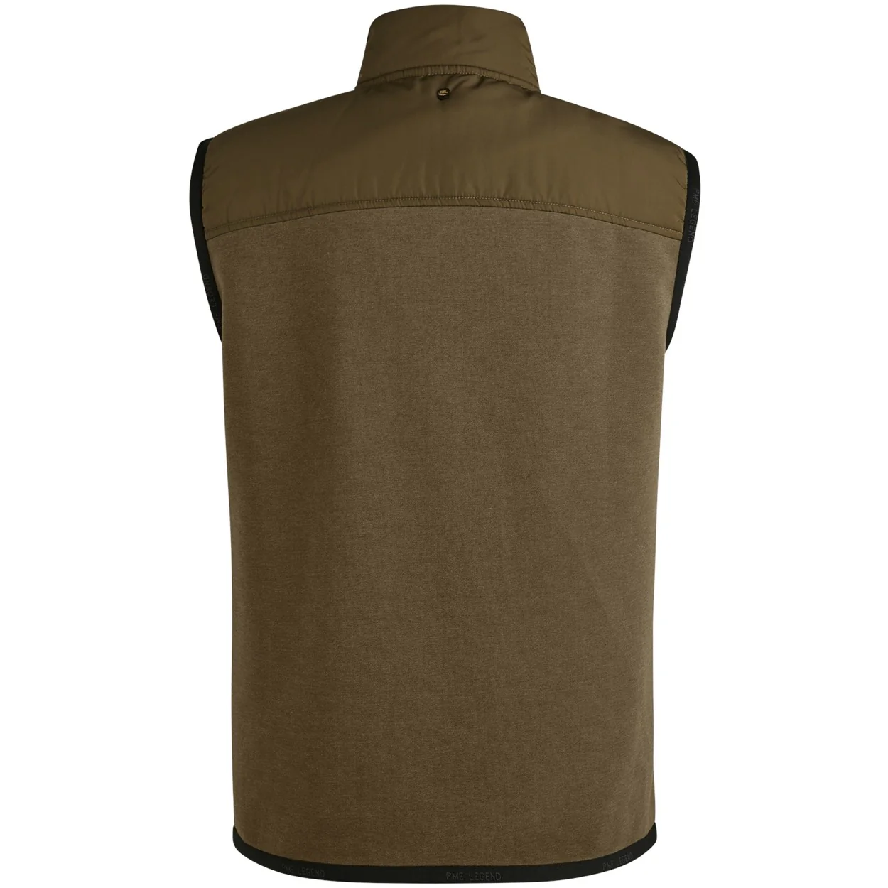 Bodywarmer Interlock Mix Padded Ny - Olijf - Afbeelding 3