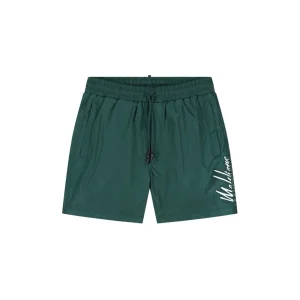Split Swim Short - Donkergroen