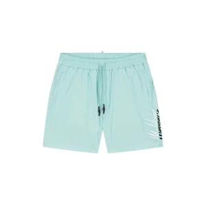 Split Swim Short - Aqua