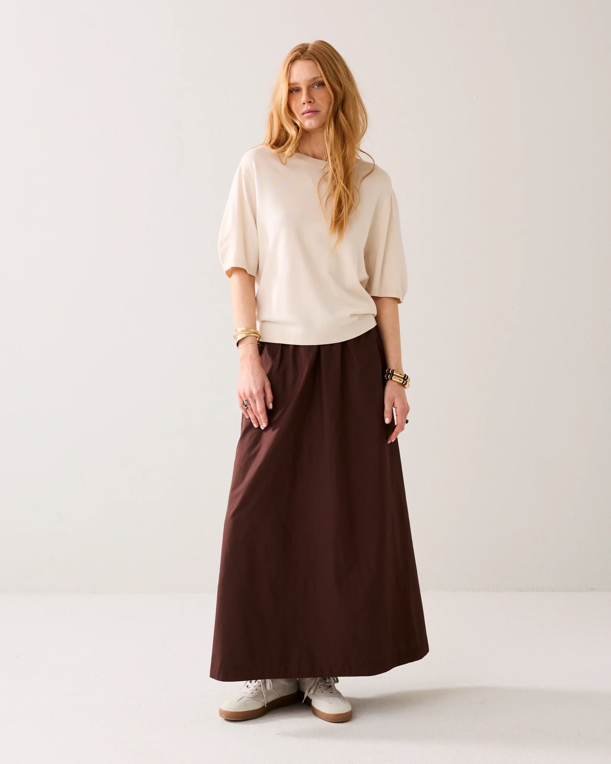 Boxy sweater korte mouw - Afbeelding 3