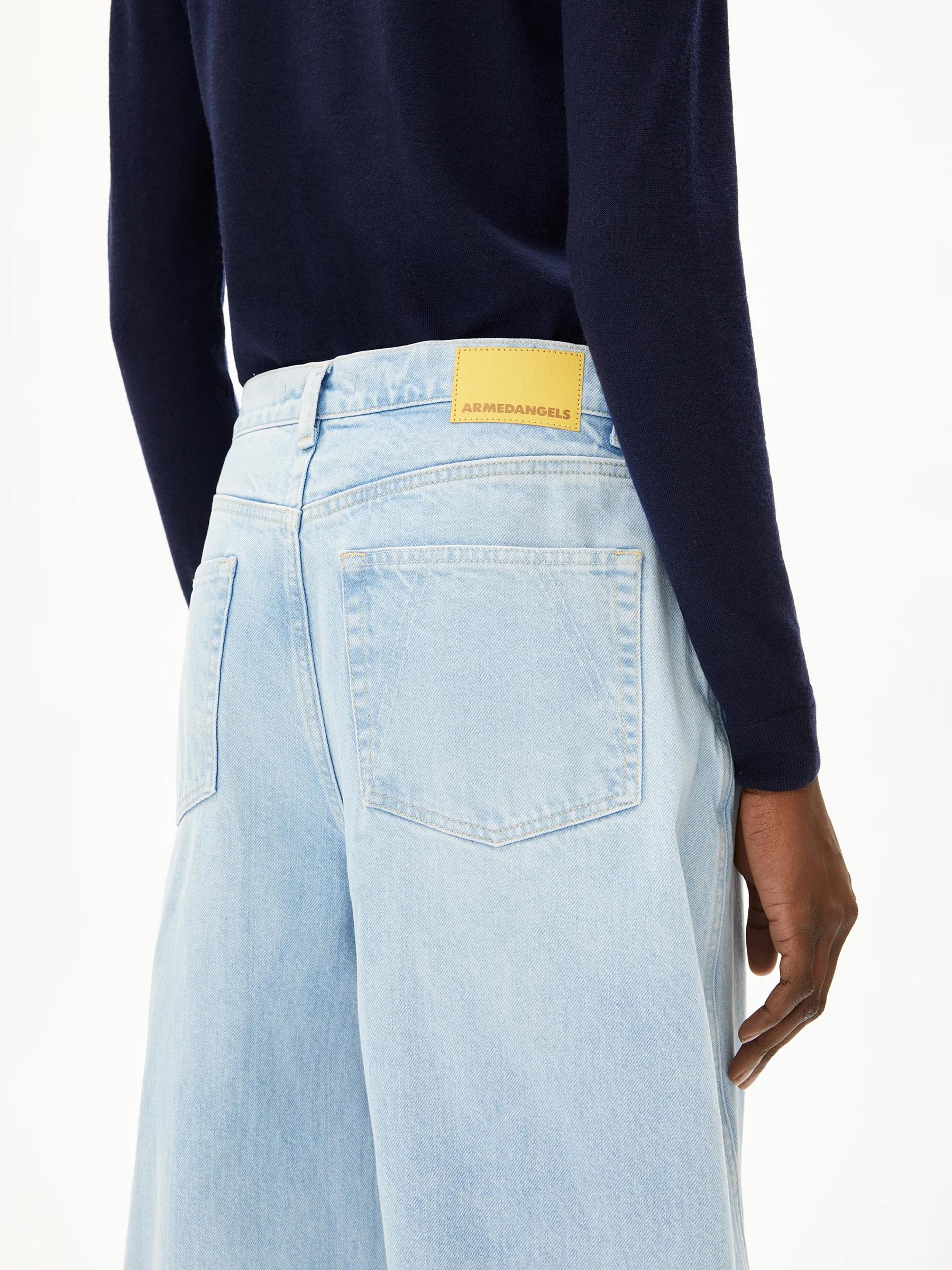 Blauwe barrel jeans aalthea - Afbeelding 8