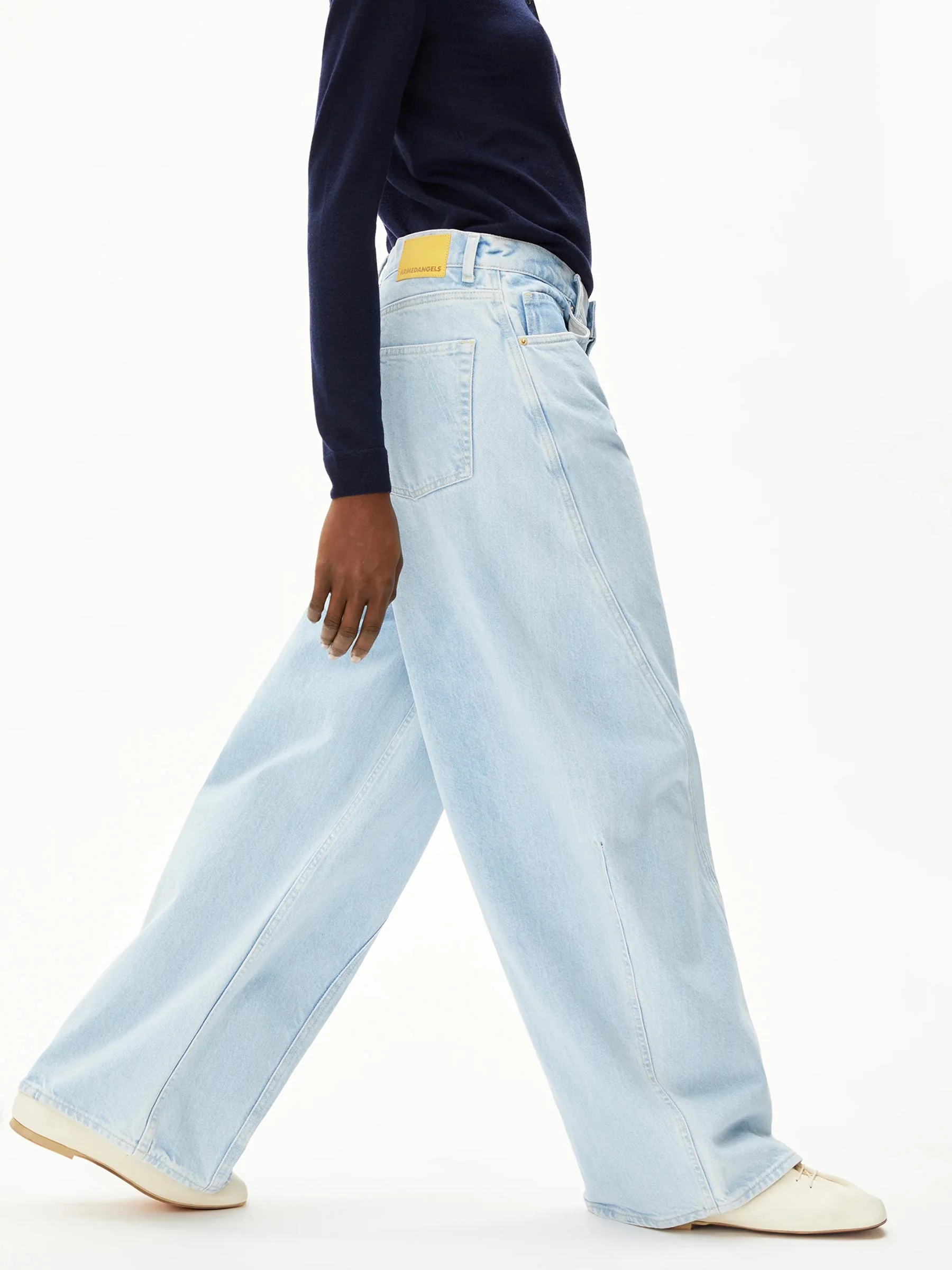 Blauwe barrel jeans aalthea - Afbeelding 5
