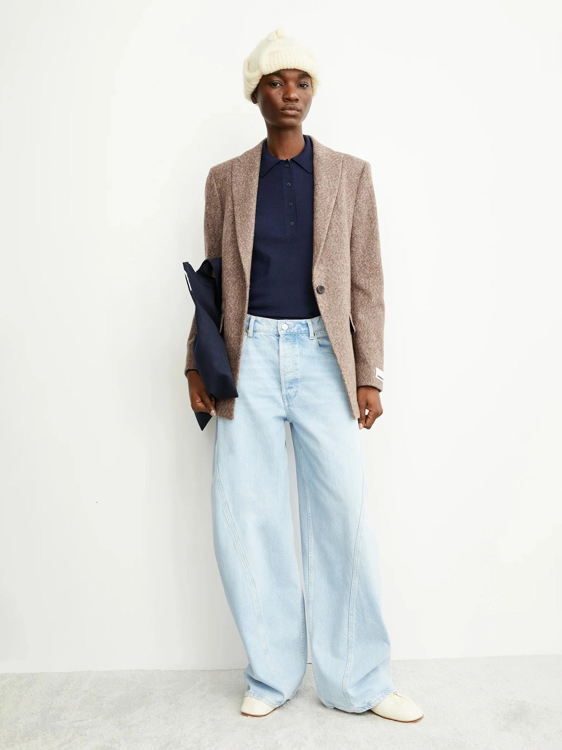 Blauwe barrel jeans aalthea - Afbeelding 4