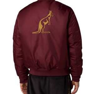 Australian Bomberjack Archive Logo Bordeaux