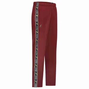 Australian Trainingsbroek – Met Zwarte Bies – Bordeaux Rood