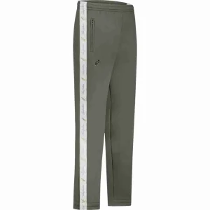 Australian broek met witte bies ijzer grijs