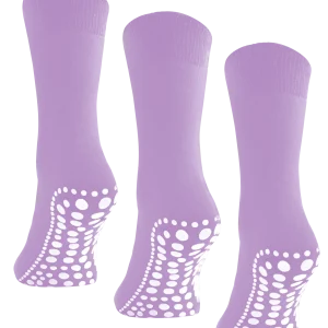 Budino Antislip sokken - 3 paar - Lila Paars
