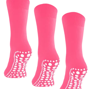 Budino Antislip sokken - 3 paar - Roze