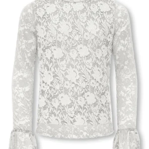 Kogtoos L/s Lace Top Jrs - Off-white