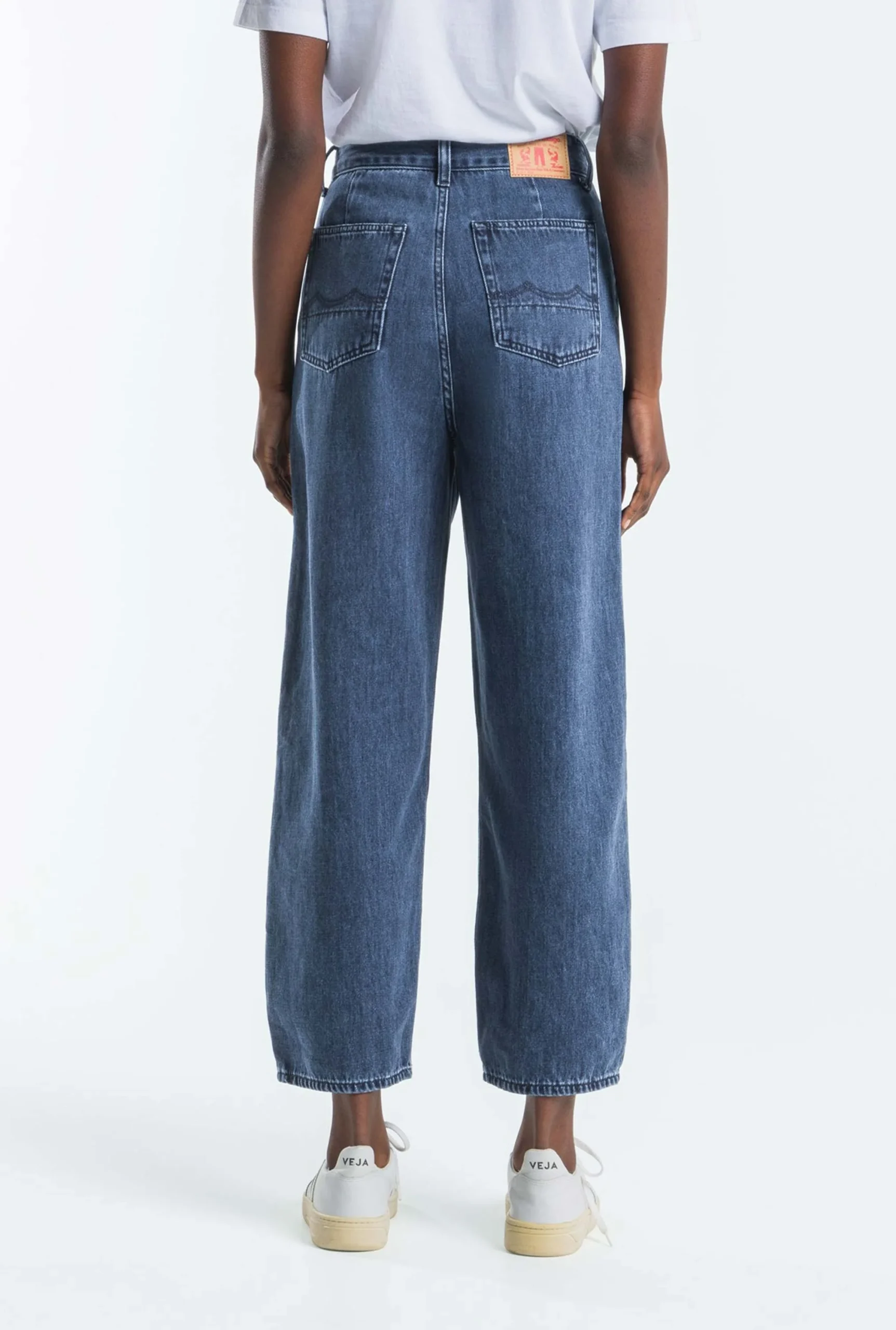 Blauwe jeans leila lengte 31 - Afbeelding 4