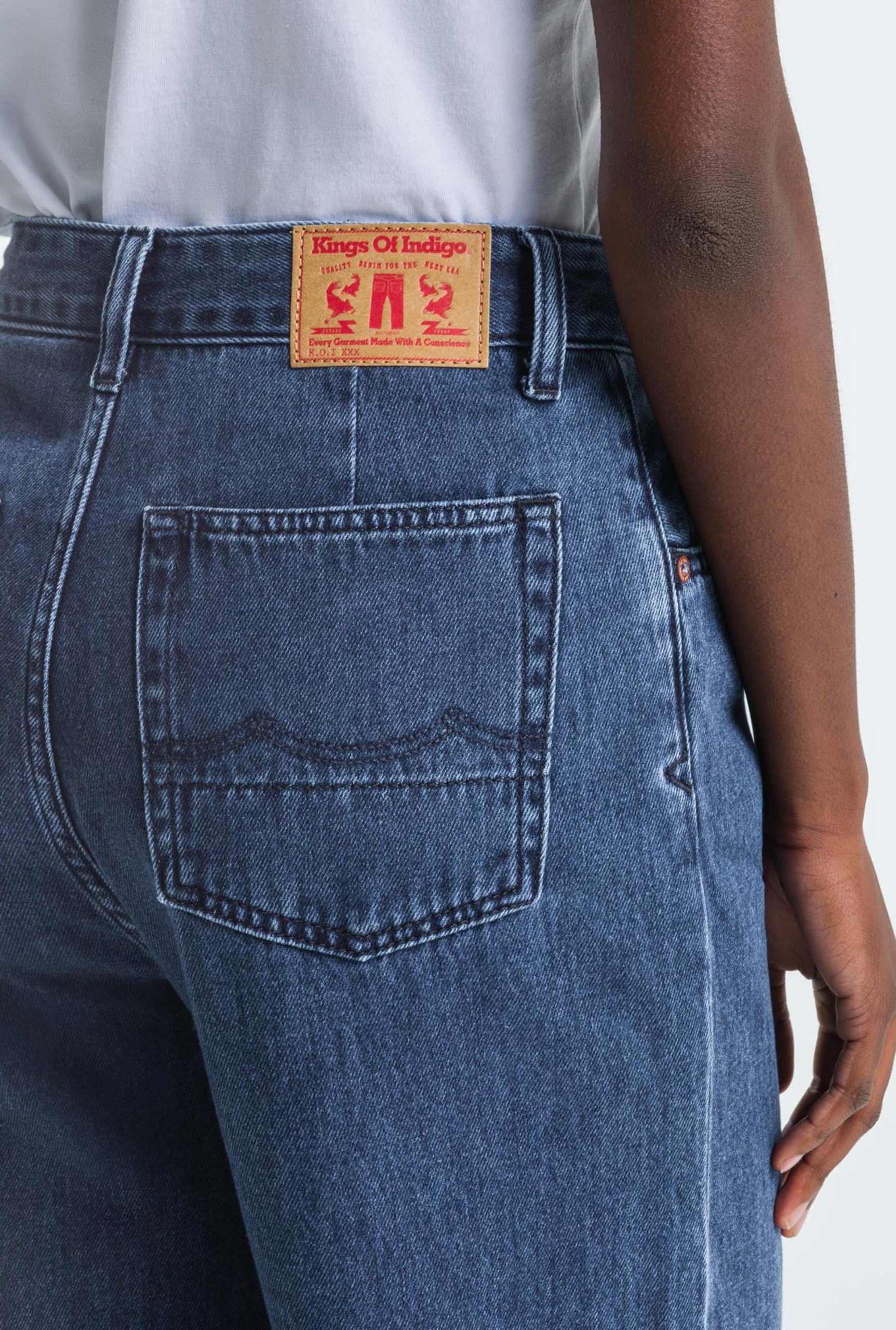 Blauwe jeans leila lengte 31 - Afbeelding 6