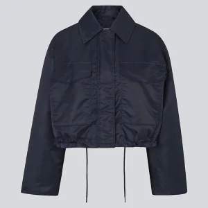 Donkerblauw jack ulrikkemd jacket