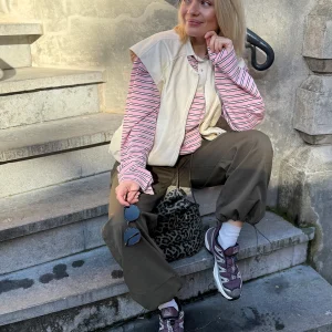 Donkergroene cargo pants cleo