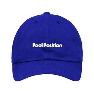 Blauwe pet pool position