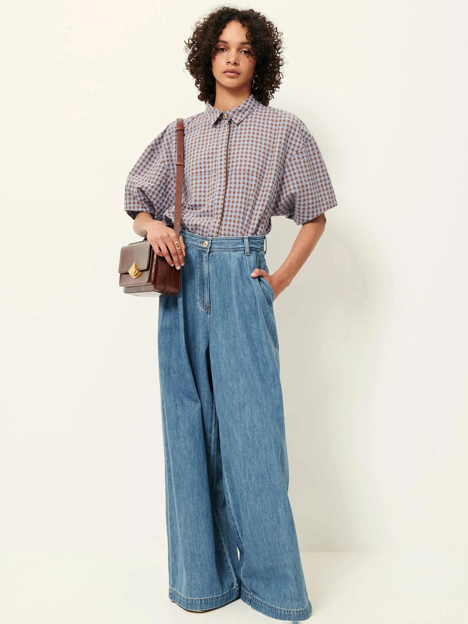 Wide leg denim diegui - Afbeelding 3