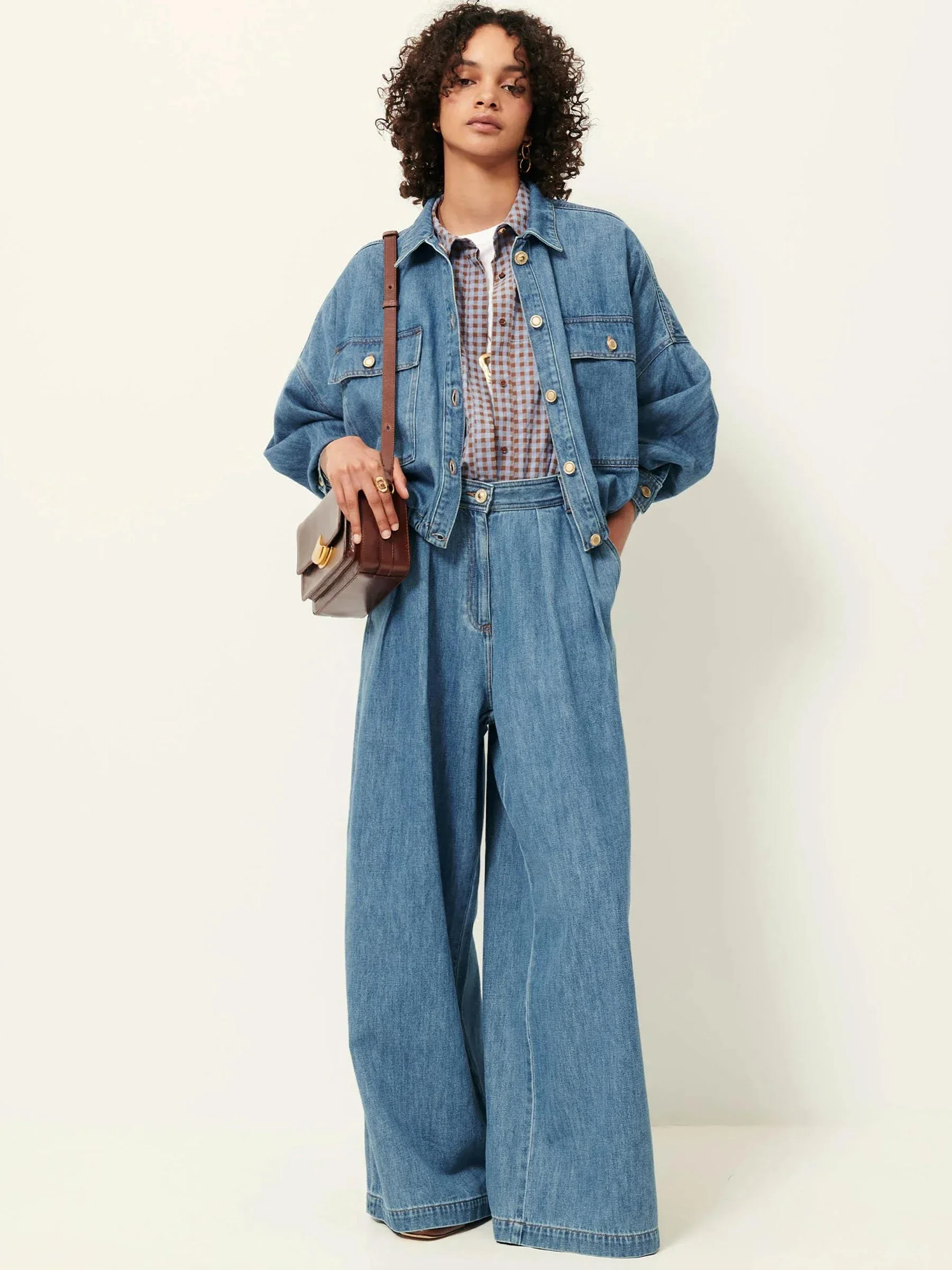 Wide leg denim diegui - Afbeelding 4