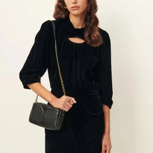 Zwart tasje divinou leather