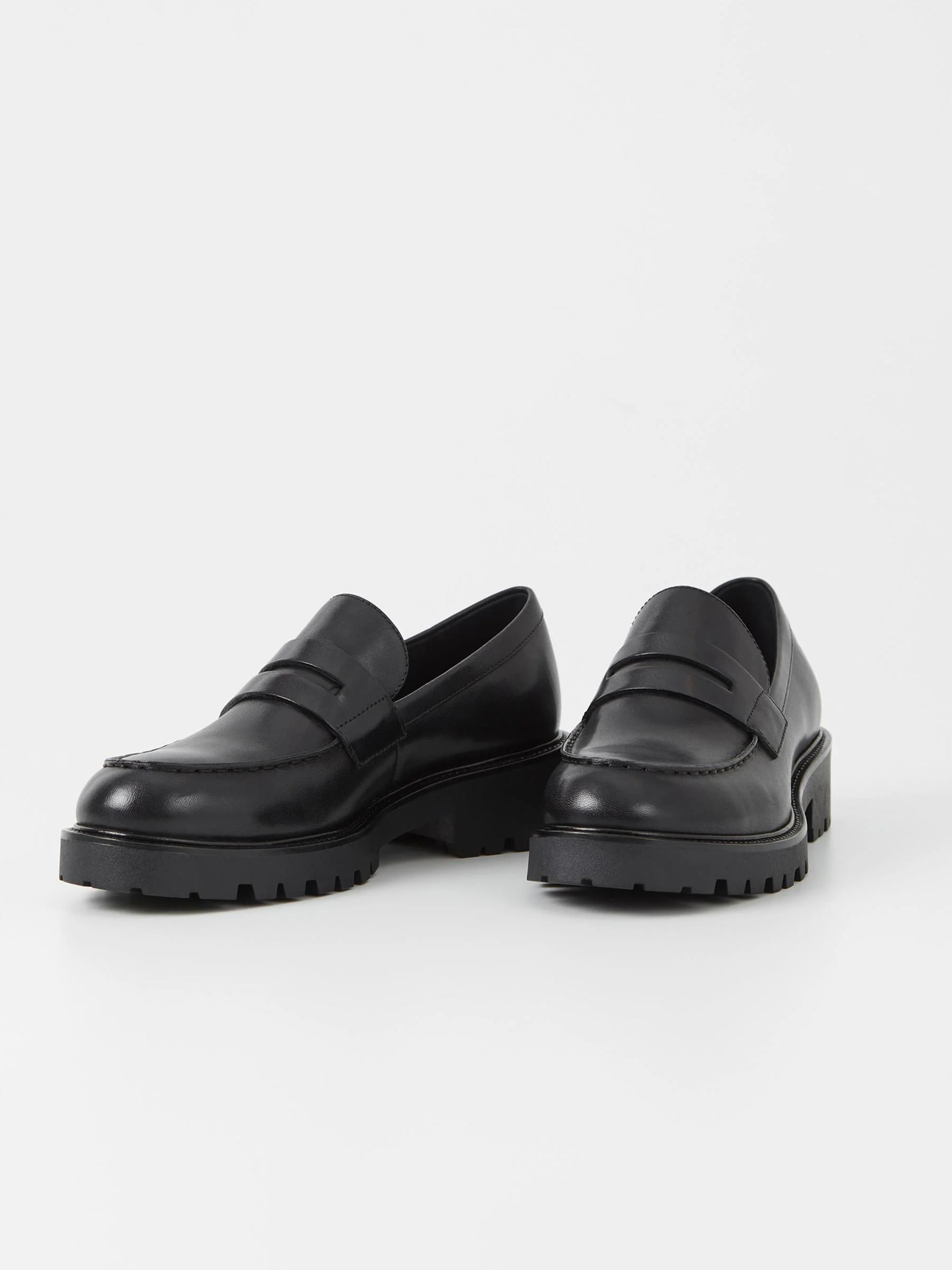 Zwarte leren loafer kenova - Afbeelding 5