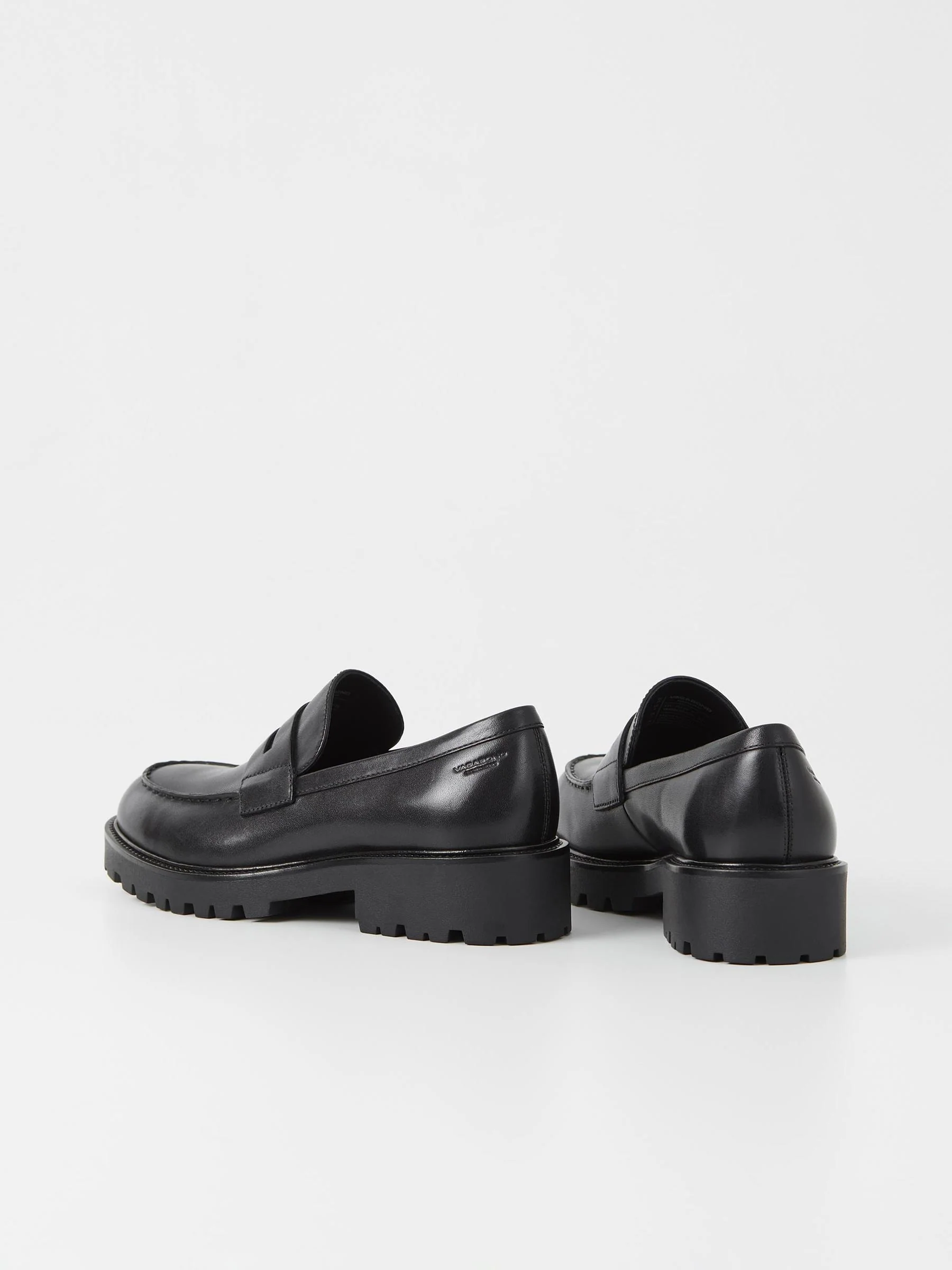 Zwarte leren loafer kenova - Afbeelding 7