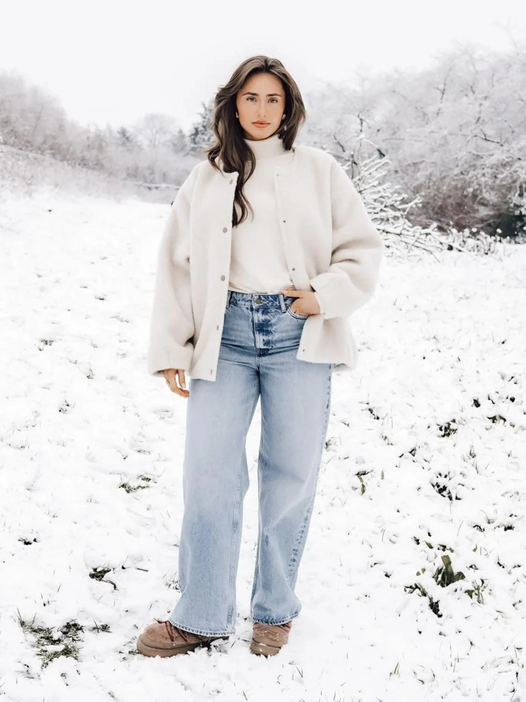 Wollen jas jag felted - Afbeelding 9