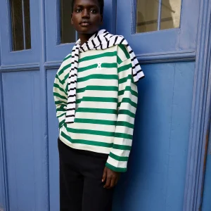 Groen gestreepte sweater iconic † frankaa bold