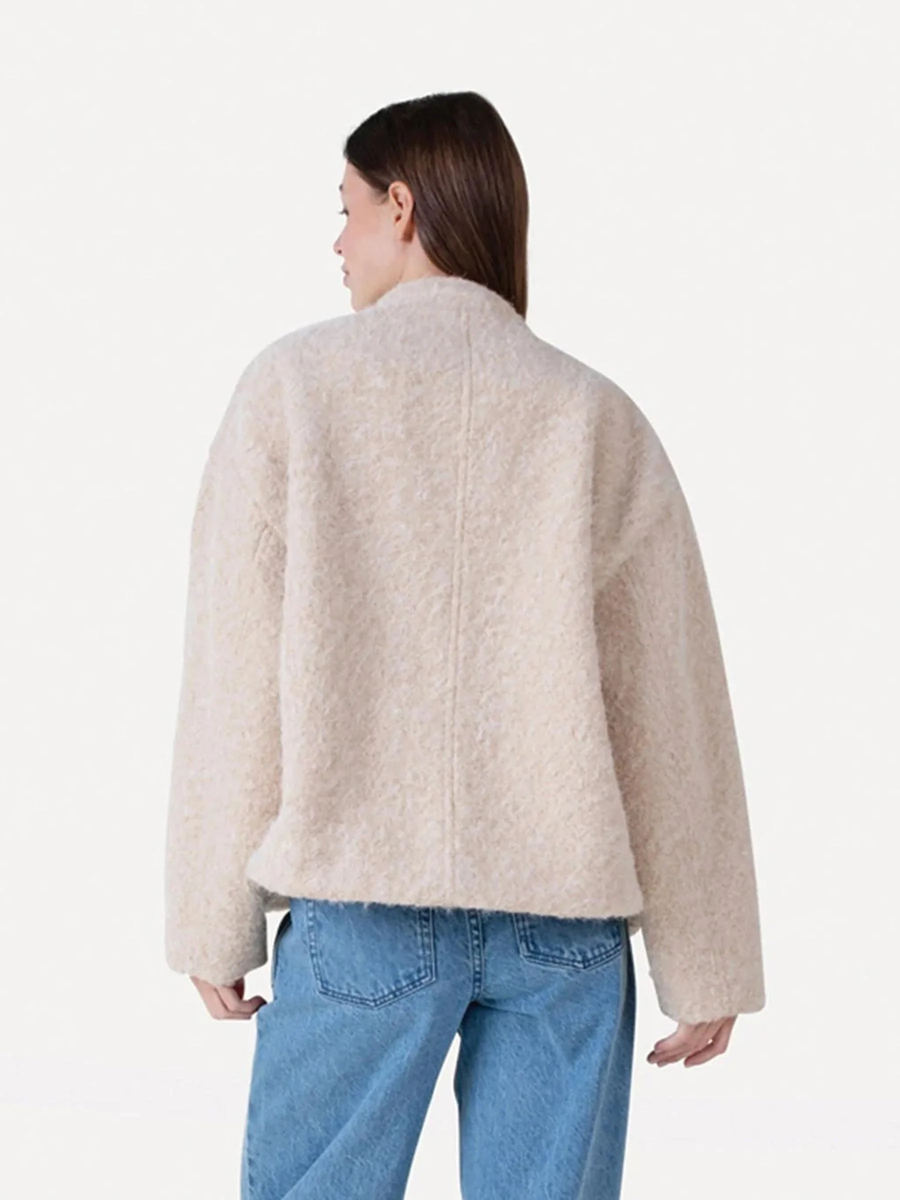 Creme jacket hermine - Afbeelding 4