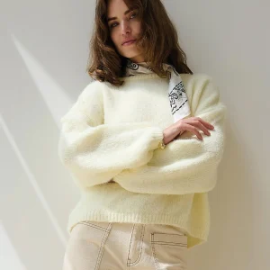 Zacht gebreide trui roxane knitted pull