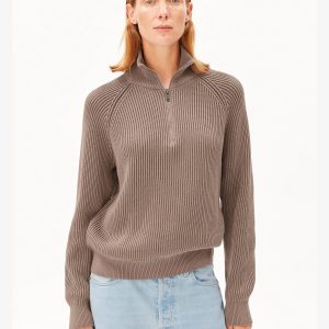 Bruine sweater troyer vanise