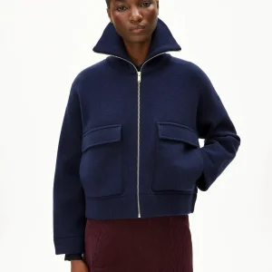 Donkerblauwe jacket joaniaas