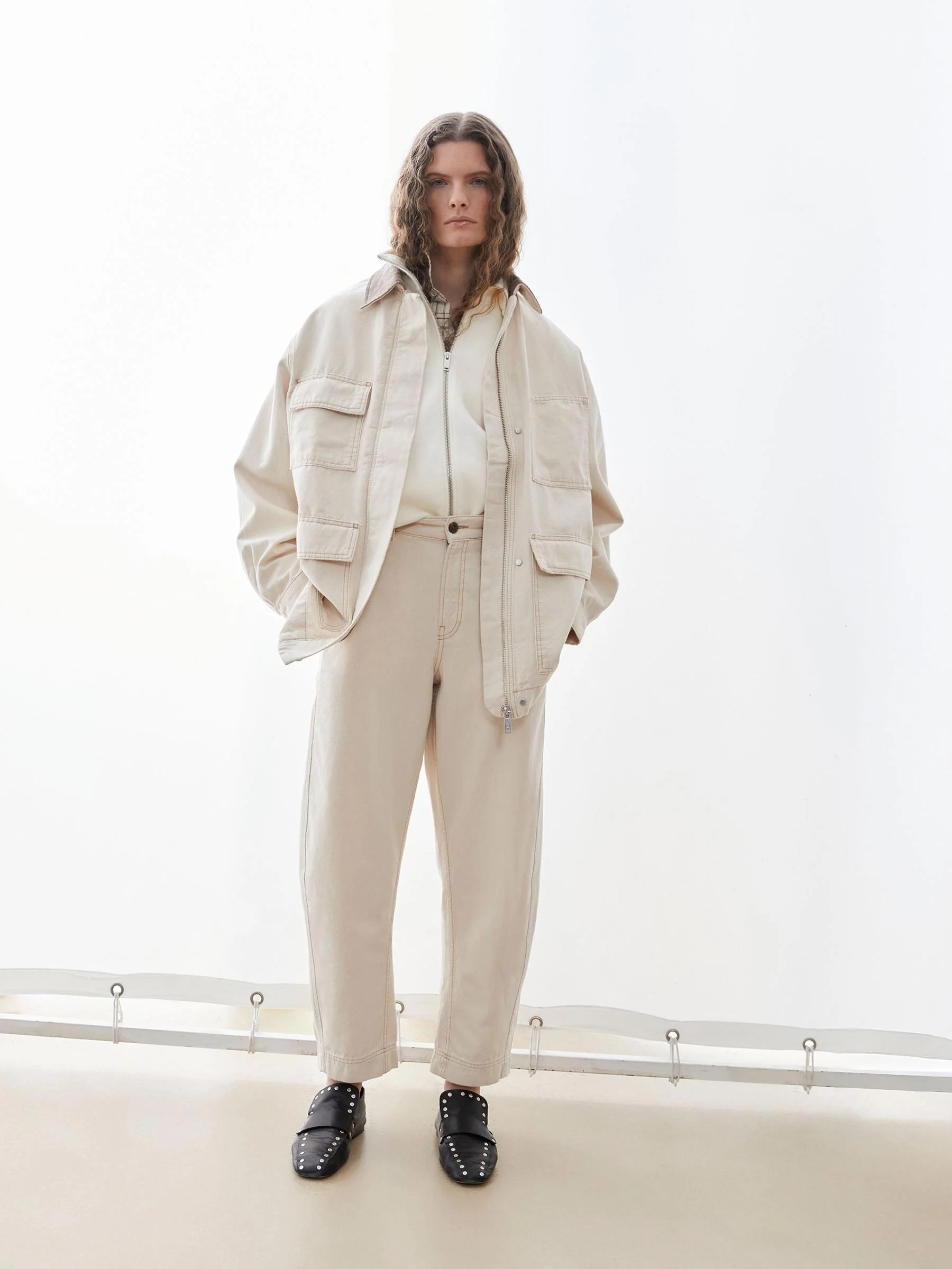 Workwear canvas barrel pant - Afbeelding 3