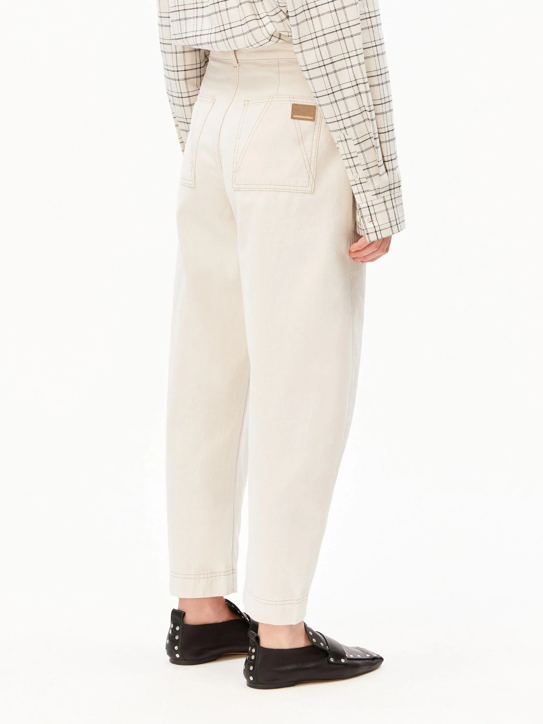 Workwear canvas barrel pant - Afbeelding 4