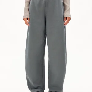 Grijze barrel pull-on jersey pant