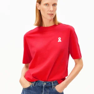 Rood t-shirt iconic a tarjaa