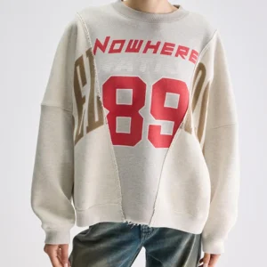 Lichtgrijze sweater flipa