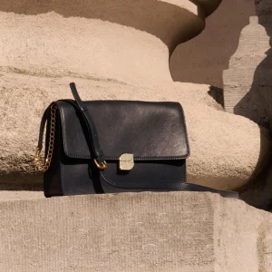 Zwarte tas met logo loua