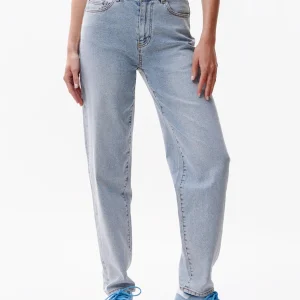 Lichtblauwe barrel fit jeans