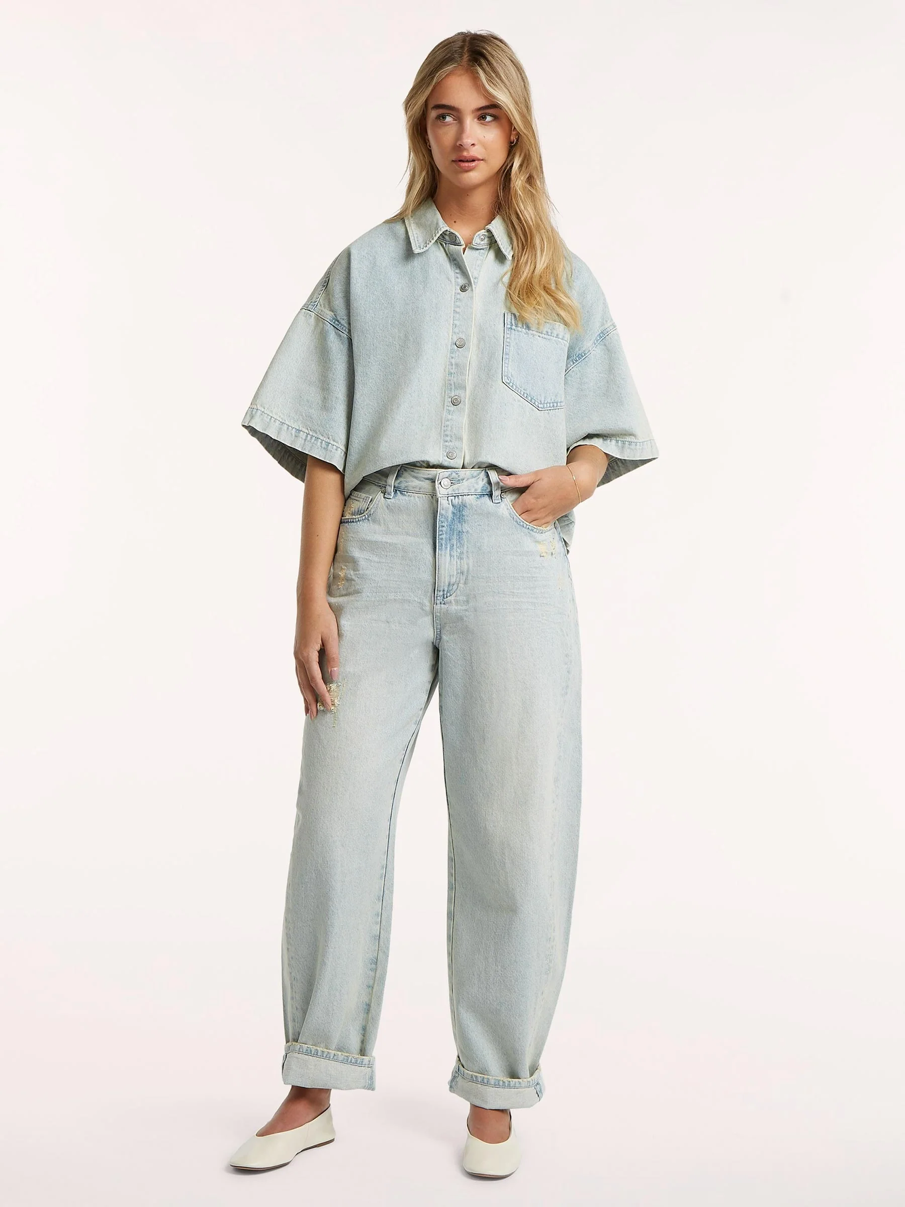 Denim blouse denver - Afbeelding 3