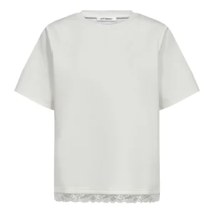 T-shirt met kanten zoom evicc lace tee