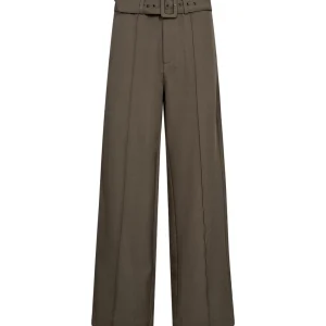 Bruine pantalon lunacc belt crease