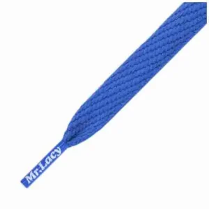 Mr. Lacy schoenveters Flatties royal blue 130cm 10mm