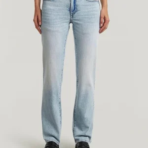 Lichtblauwe straight jeans g-straight