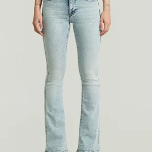 Lichtblauwe 3301 flare jeans