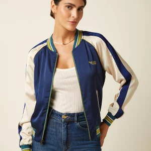 Reversible bomber jacket lazou