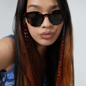 Bruine zonnebril lulu crystal giraffe