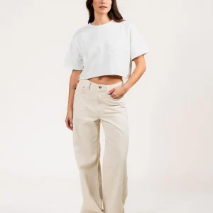 Ecru harper loose flare lengte 34