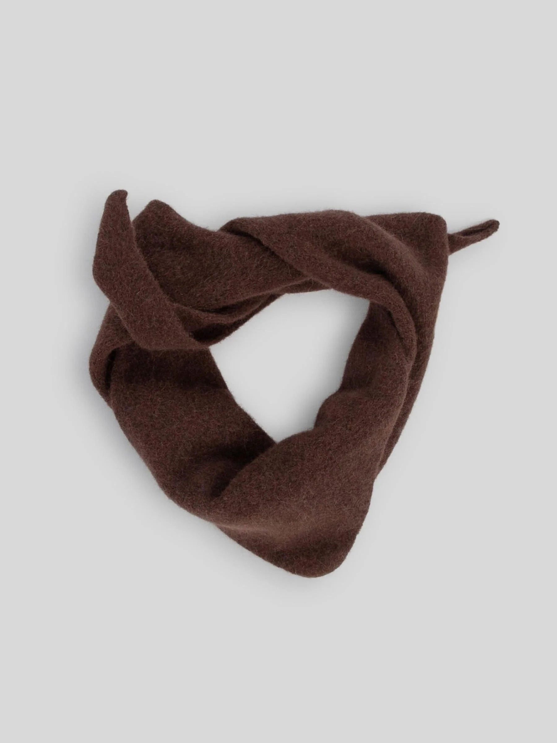 Bruine sjaal bandana gingerbread - Afbeelding 2