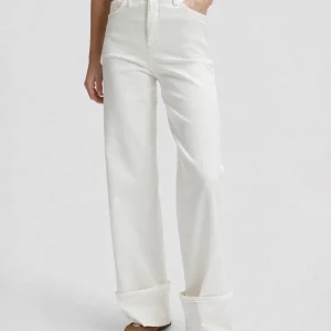 Offwhite wide leg jeans stella