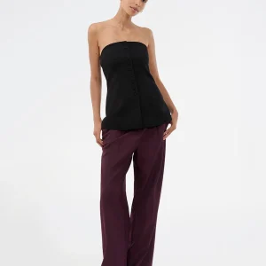 Bordeaux pantalon gale pants