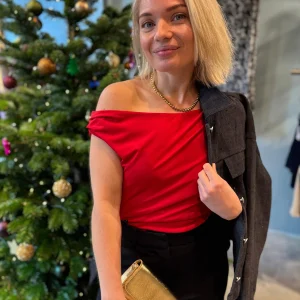 Off-shoulder top himamd