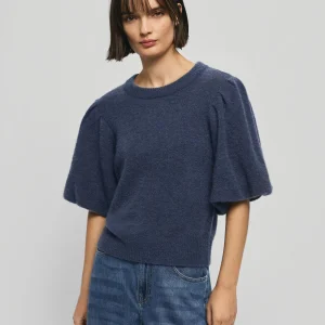 Donkerblauwe jinie hope 2/4 pullover